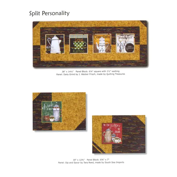 Panel Play Pattern Book by Cozy Quilt Designs - Inspiration 3