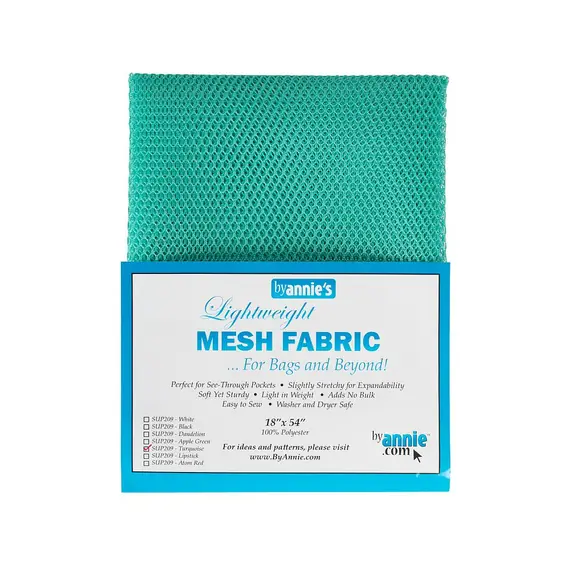 By Annie Mesh - For Bags and Beyond - Turquoise - See Video