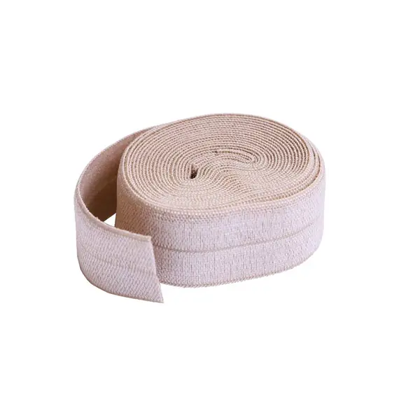 Fold Over Elastic 20mm x 1 Yard Natural By Annie