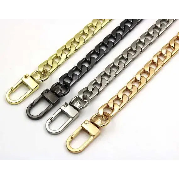 120cm Flat Link Bag Chain 4 Colours Available