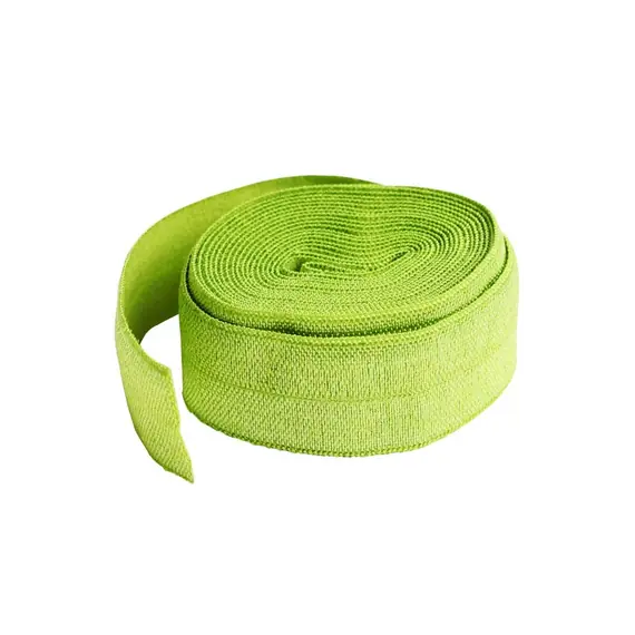 ​Fold Over Elastic 20mm x 1 Yard Apple Green by Annie