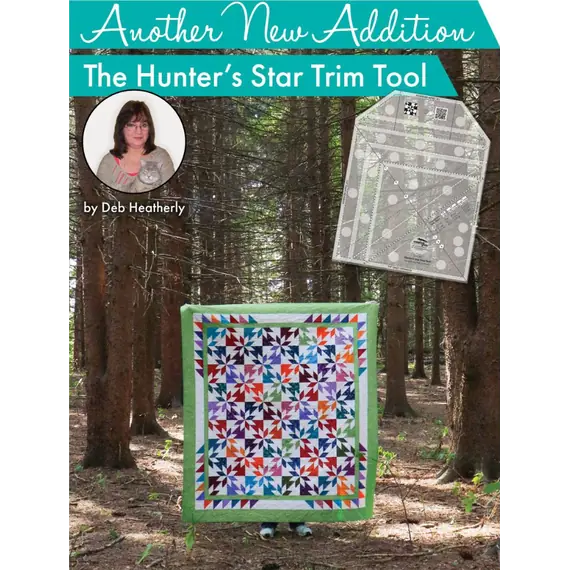 Hunter's Star Trim Tool by Creative Grids SEE VIDEO - Quilt Image