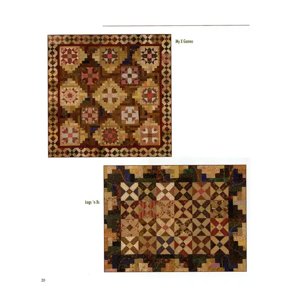 Half Log Cabin Pattern Book by Cozy Quilt Designs - Inspiration 4