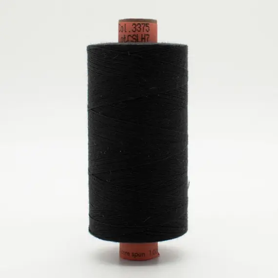 Very Dark Grey #3375 Rasant Thread 1000M - Image of Reel