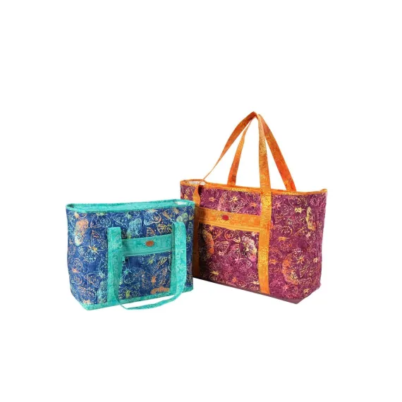 Two Big Totes Pattern by Annie  Completed Totes Picture 1