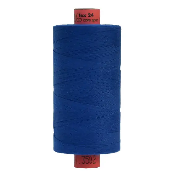 Dark Blue #3502 Rasant Thread 1000M - Image of Reel Showing Colour Number