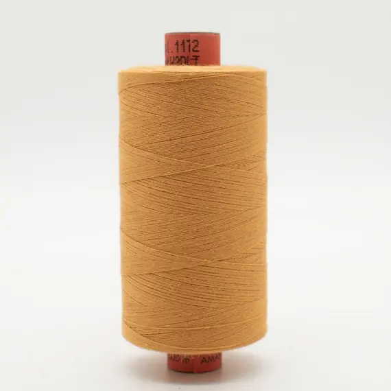 Dark Yellow Beige #1172 Rasant Thread 1000M - Image of reel