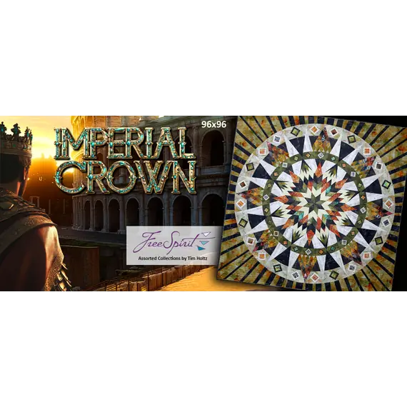 Imperial Crown Quilt Pattern by Judy Niemeyer Quiltworx - Cover Image