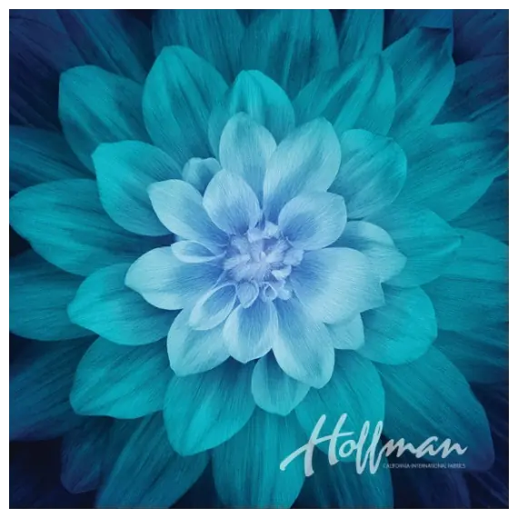 Teal Dream Big Hoffman Quilt Panel 43 x 43 Inches Digital Print