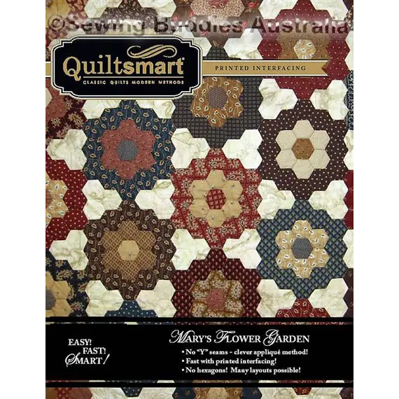 Mary's Flower Garden Twin Pack by Quiltsmart