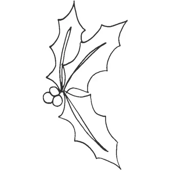Holly Sprig #30375