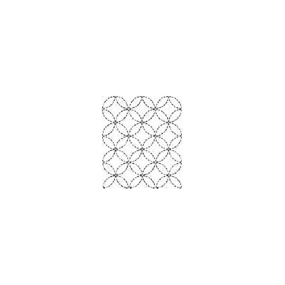 Sashiko Stitch Wineglasses #30678