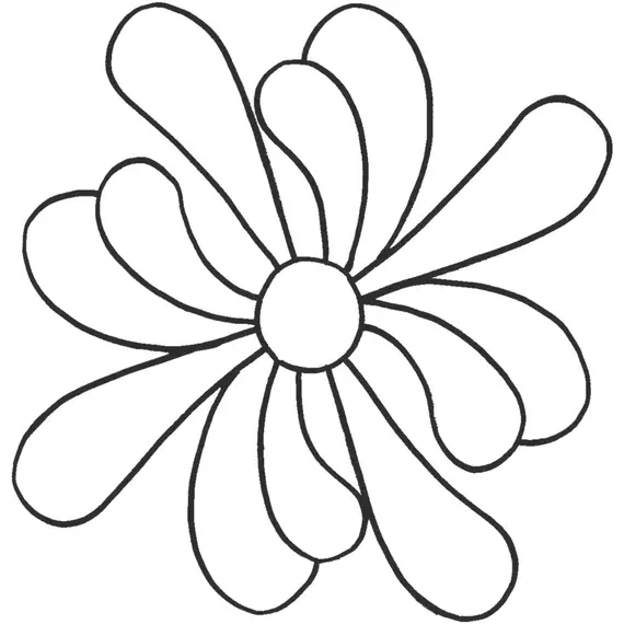 Feather Flower, 2 way petal #30366