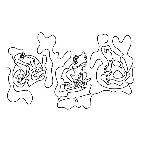 Tropical Frogs #40053