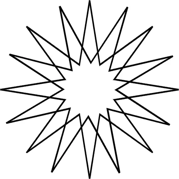 16 Point Star #30407