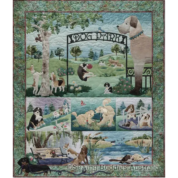 Teeter Tots Pattern 3 of Dog Park by McKenna Ryan