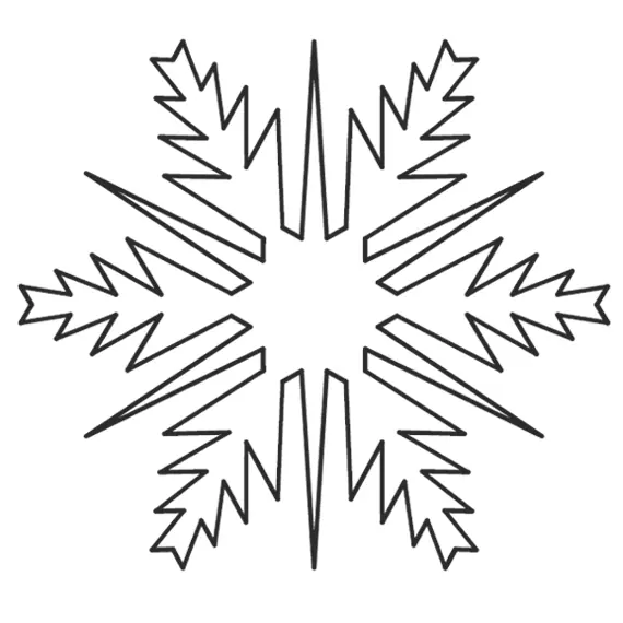 Super Easy Snowflake #30524