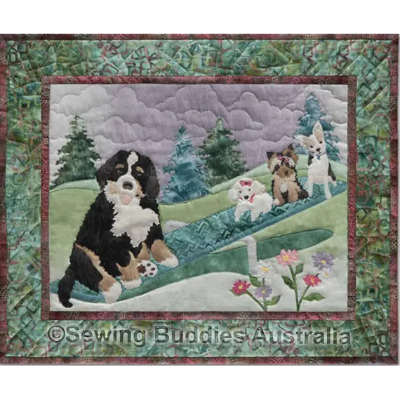 Teeter Tots Pattern 3 of Dog Park by McKenna Ryan