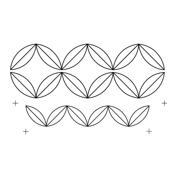 Coffee Bean Border, 2x #30611