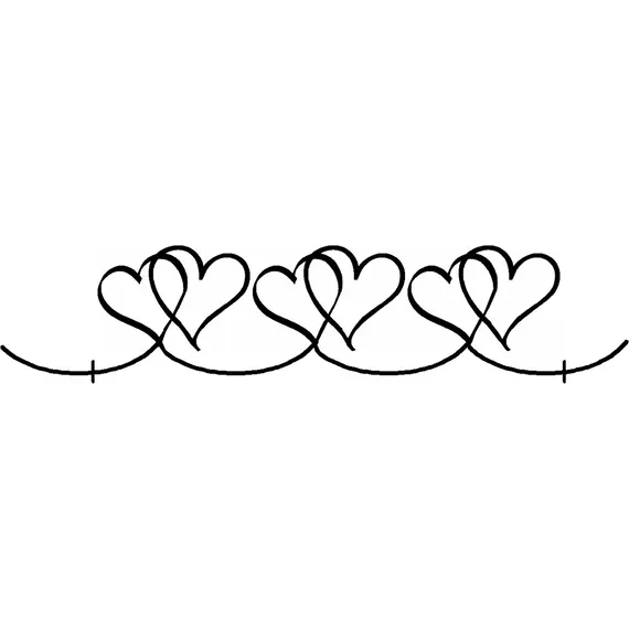 Heart Border, large #30547
