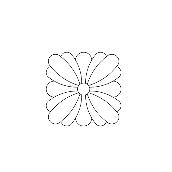 Square Daisy #30587