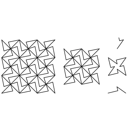 Geometrical, 3x #30629