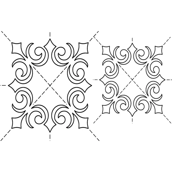 Crown Jewels Block 5 , 2 sizes #30607