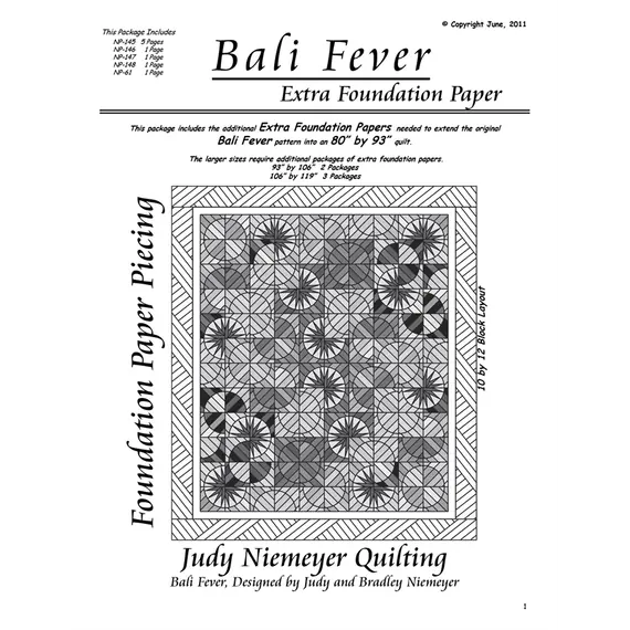 Bali Fever Extra Foundation Papers by Judy Niemeyer
