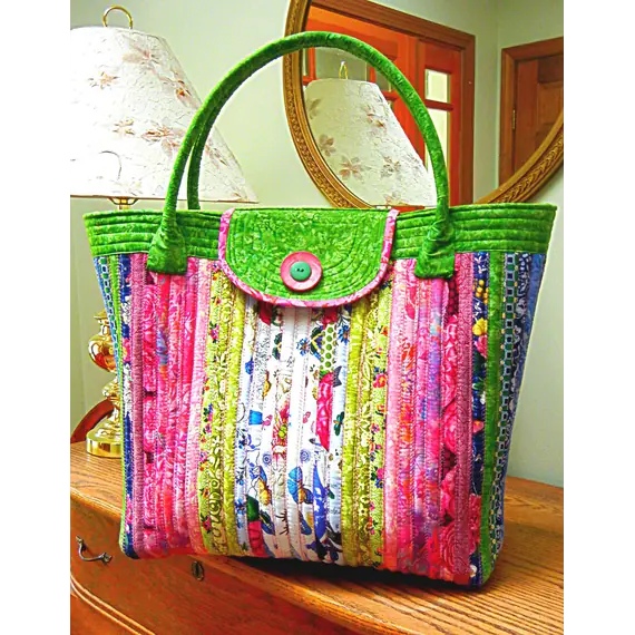 Anything Goes Bag by Aunties Two Patterns ~ Jelly Roll Friendly