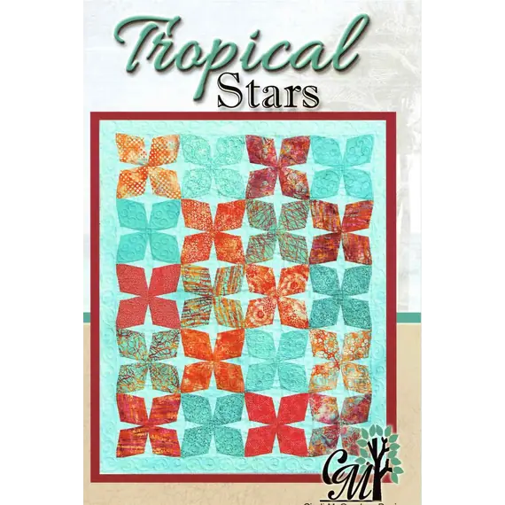 Tropical Stars - Quilt Pattern by Cindi McCracken Designs