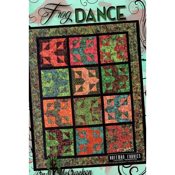 Frog Dance - Quilt Pattern by Cindi McCracken Designs