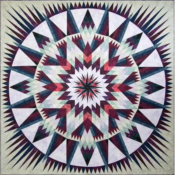Amazon Star Pattern by Judy Niemeyer - Image of Quilt