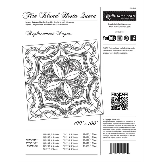 Fire Island Hosta Queen Replacement Papers