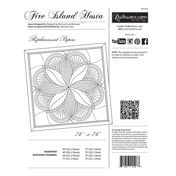 Fire Island Hosta Replacement Papers by Judy Niemeyer