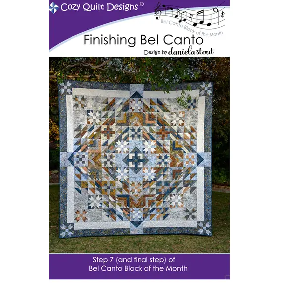 Finishing Pattern (Bel Canto Block 7) by Cozy Quilt Designs