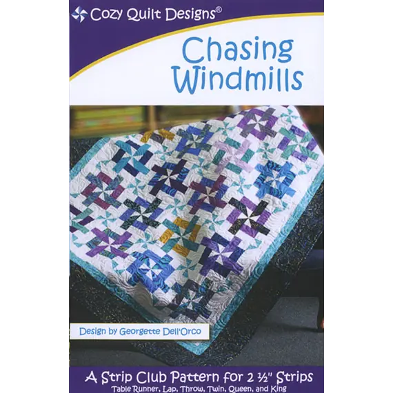 Chasing Windmills Pattern by Cozy Quilt Designs - See Video
