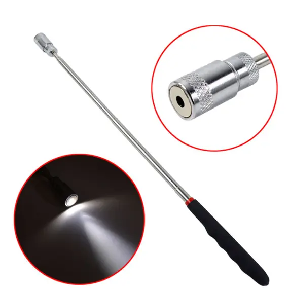 Telescopic LED Pen Magnet Pin Picker