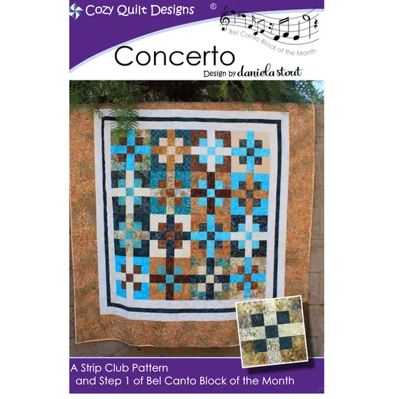 Sonata Pattern (Bel Canto Block 2) by Cozy Quilt Designs