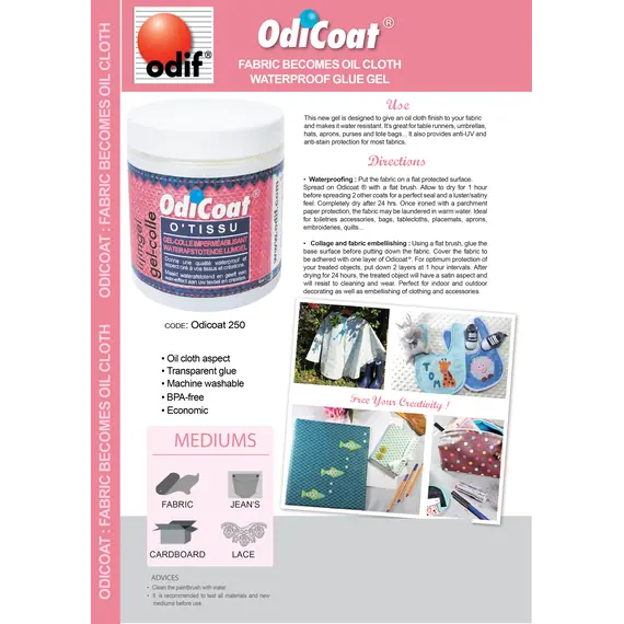 Odicoat Fabric waterproofing, Fabric laminator