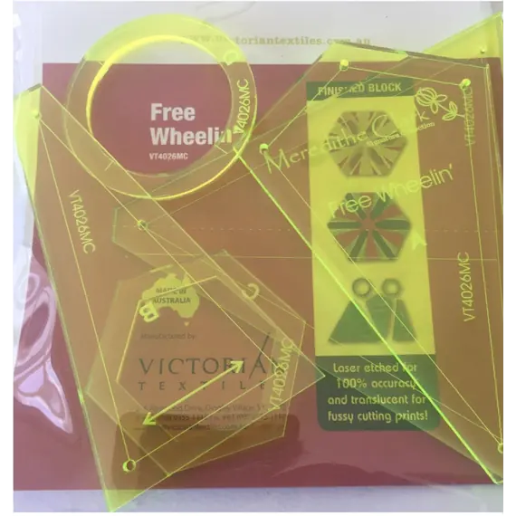 Free Wheelin' Patchwork Template - Meredithe Clarke Signature Collection