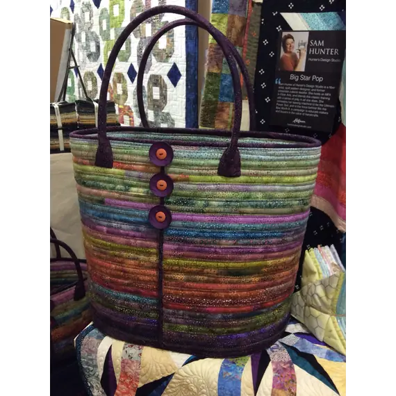 Camden bags by Aunties Two Patterns ~ Jelly Roll Friendly