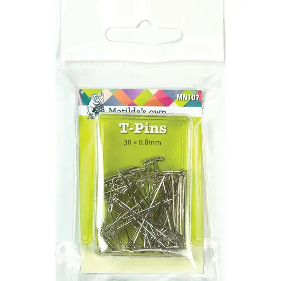 T-Pins - 30mm x 0.80mm x 50 Matilda's Own