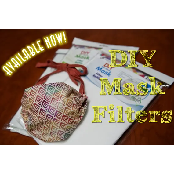 Antiviral Treated Mask Filter Inserts For DIY Masks POST INCLUDED SEE VIDEO