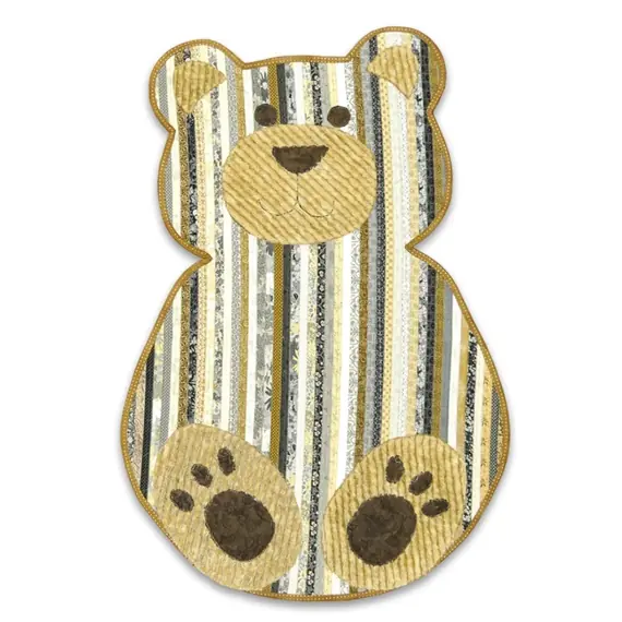 Bear Floor Jelly Roll Rug Pattern