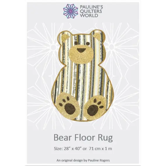 Bear Floor Jelly Roll Rug Pattern
