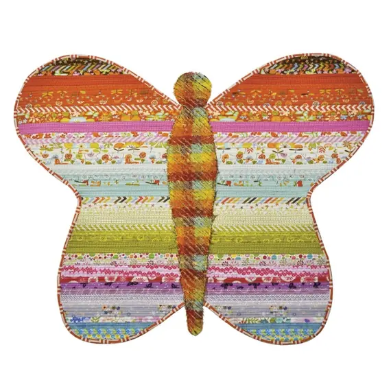 Butterfly Floor Jelly Roll Rug Pattern