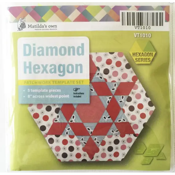 Playing with Hexagons Complete Set Patchwork Templates - Meredithe Clark