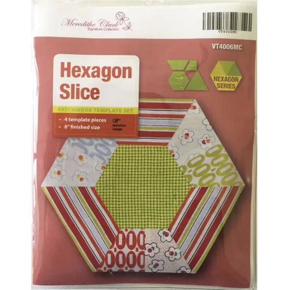 Playing with Hexagons Complete Set Patchwork Templates - Meredithe Clark
