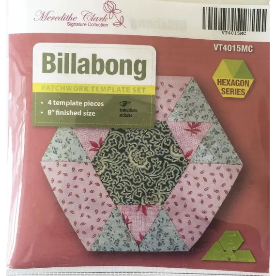 Playing with Hexagons Complete Set Patchwork Templates - Meredithe Clark