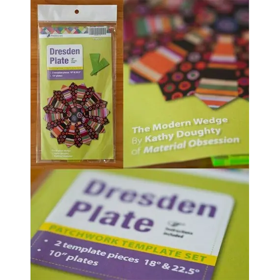 Dresden Plate 8" Patchwork Template Set Matilda's Own
